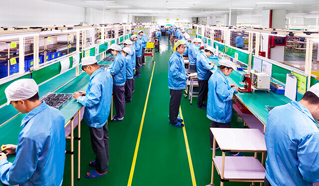 mass production of the products